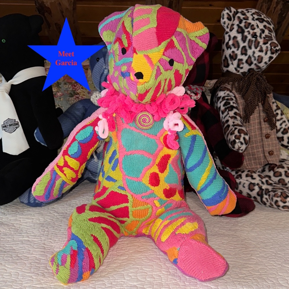 Teddy Bear Handmade 25” to 28” Plush & Cuddly Various Fabrics - Picture 7 of 8